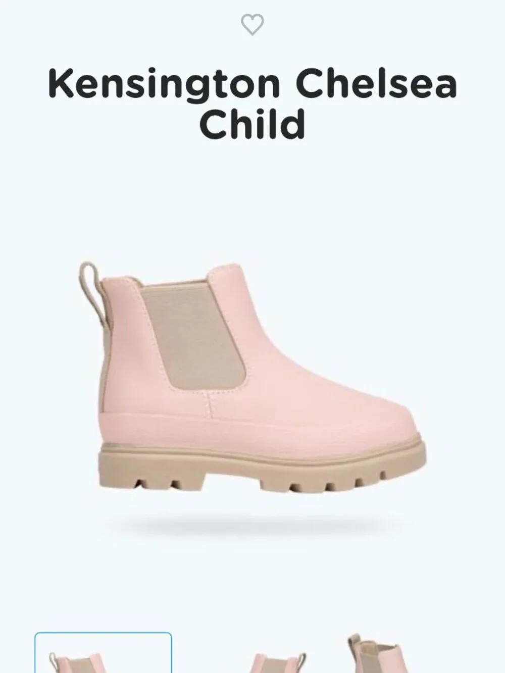 Native Shoes Toddler Pink Chelsea Rain Boots Waterproof Girls Size C7
